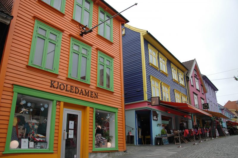 Calle de colores en Stavanger
