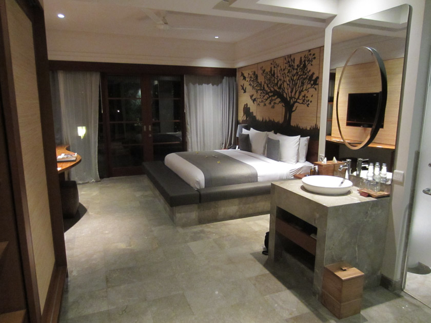 Habitación de nuestro hotel en Bali