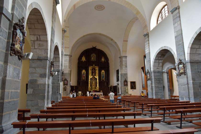 Interior de la Iglesia Nueva de San Vicente